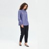 Women's Long Sleeve Ruffled Popover Button-Down Shirt - A New Day™ - 4 of 4