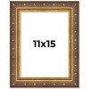 PosterPalooza | Museum Gold Picture Frame - UV Acrylic, Foam Board Backing, Hanging Hardware - 2 of 4