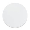 Varen Plastic and Wood Dining Table White/Oak Brown/Black - Baxton Studio: Round Kitchen Table for Small Spaces - 3 of 4