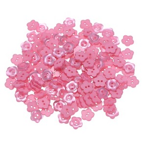 Unique Bargains Resin 2-Hole Craft Replacement Flower Sewing Buttons 150 Pcs - 1 of 4