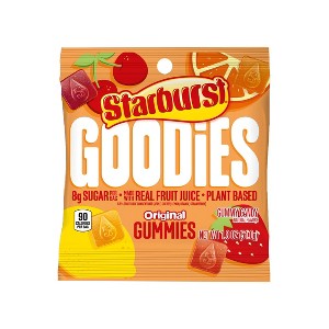 Starburst Goodies Original Plant-Based Fruit Gummy Candy - 1.8oz - 1 of 4