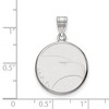 Black Bow Jewelry 10k White Gold Georgia Southern Eagles NCAA Large Pendant - 2 of 3
