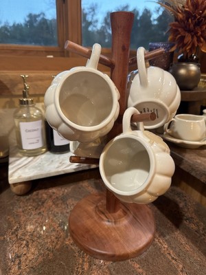 Wooden Mug Tree Brown - Hearth & Hand™ with Magnolia: Acacia Stand