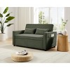 MYINDA 52.3'' * 68.9'' Pull Out Sofa Bed, Corduroy with USB Port, Side Pockets and Cup Holders - 2 of 4
