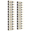 vidaXL Wall Mounted Wine Rack for 12 Bottles 2 pcs White Iron - 3 of 4