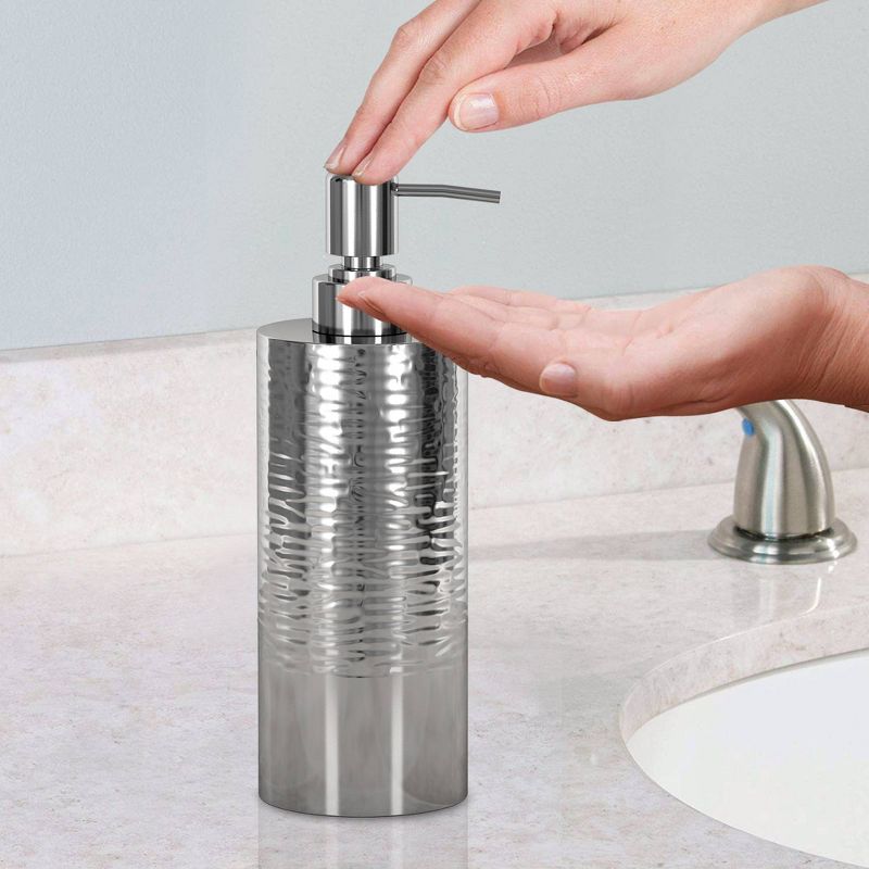 Metropolitan Metal Liquid and Soap Dispenser - Nu Steel, 4 of 8