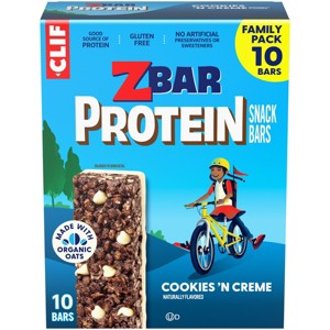 Clif Kid ZBAR Protein Organic Cookies 'N Crème Snack Bars - 1 of 4