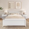 Plank+Beam Queen Bed Frame with Slatted Headboard Solid Wood Platform Bed, No box Spring Needed - 2 of 4