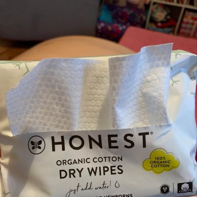 The Honest Company 100% Organic Cotton Dry Wipes - 192ct : Target