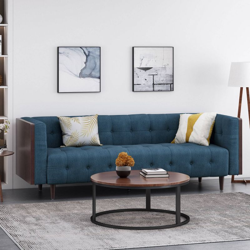 Mclarnan Contemporary Tufted 3 Seater Sofa - Christopher Knight Home, 3 of 11