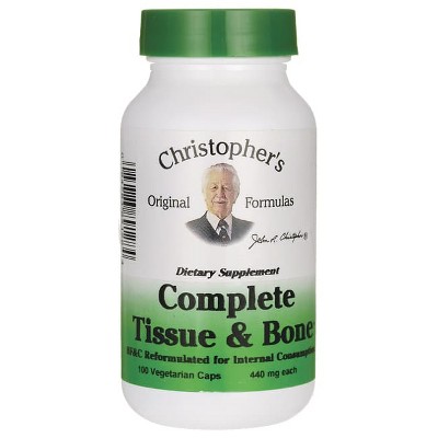 Dr. Christopher's Complete Tissue & Bone 100 Veg Capsules.