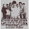 Women's Stranger Things Group Shot and Flaming Logo T-Shirt - 2 of 4