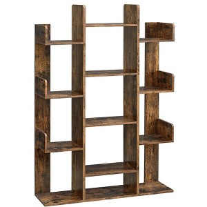 VASAGLE Bookshelf Tree-Shaped Bookcase with 13 Storages - 1 of 4