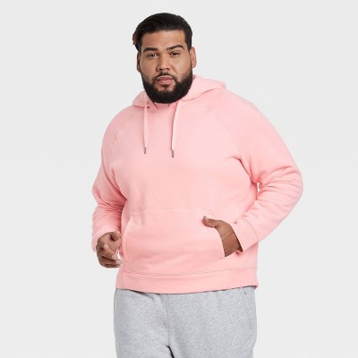 pink pullover hoodie men's