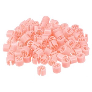Unique Bargains Fit 0.14 Inch Rod Clothes Hanger Color Coding Markers Blank Tags 150 Pcs - 1 of 4