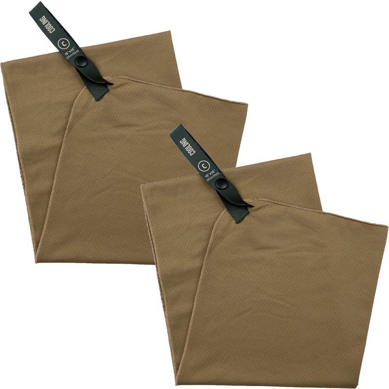 Gear Aid McNett Tactical 15" x 36" Cooling Towel 2-Pack - Coyote, 1 of 4