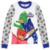 PJ Masks Toddler Boys' Gekko Catboy Owlette Title Logo Sleep Pajama Set Multicolored - 2 of 4