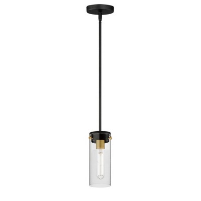 Maxim Lighting Pinn 1 - Light Pendant in  Black/Satin Brass