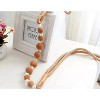 Luxe Velvet & Pearl Beaded Curtain Tieback- Tree City - 3 of 3