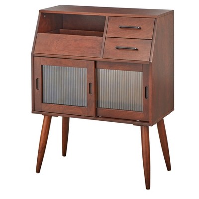 Taymour Mid-Century Buffet Walnut - Buylateral