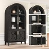 FONTOI Arched Tall Decorative Storage Cabinet - 3 of 4