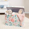 Sammy & Lou Printed Felt Toy Chest - Painterly Floral - 2 of 4