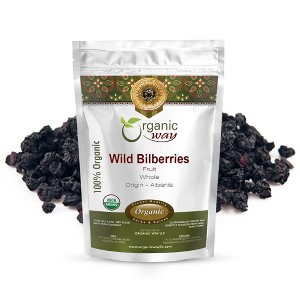 Organic Way Wild Bilberries Fruit Whole 1lb - 1 of 4