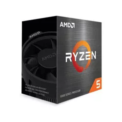 AMD Ryzen 5 5500 6 Core 12 Thread Unlocked Desktop Processor with Wraith Stealth Cooler - 6 cores & 12 threads - 3.6 GHz- 4.2 GHz CPU Speed