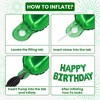 KatchOn, Green Happy Birthday Balloons - 16 Inch | Jungle Party Decorations | Emerald Green Birthday Decorations Women - 4 of 4