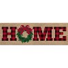 Evergreen Christmas HOME Kensington Indoor Outdoor Coir Interchangeable Doormat 9"x2'4" Red - 2 of 4