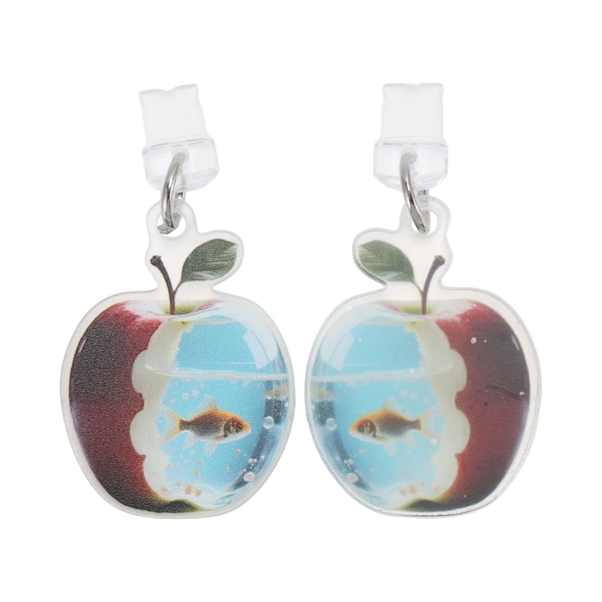 Unique Bargains Fruit Dust Plug Charm for Lightning Red Light Blue 2 Pcs