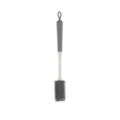 OU Bottle & Glass Brush – Ergonomic, Flexible Bristles for Scratch-Free, Deep Cleaning of Cups, Bottles & Glasses