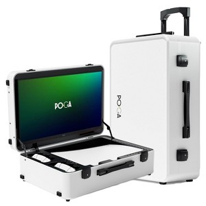 POGA LUX PlayStation 5 Premium Portable Console Travel Case incl. Trolley and 24 AOC Gaming Monitor - 1 of 4