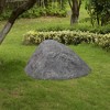 Outdoor Natural Artificial Round Rock Decor for Gardens, Lawns, and Landscapes - 2 of 4
