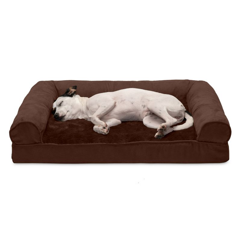 FurHaven Plush & Suede Full Support Sofa Dog Bed, 1 of 9