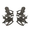 WestinTrends 4-Piece Outdoor Patio All-weather Adirondack Rocking Chair Set - 3 of 3