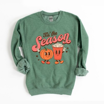 Simply Sage Market Women's Graphic Sweatshirt Tis The Season Pumpkin