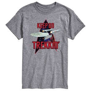 Men's - Star Trek - Keep On Trekkin -Men's Short Sleeve Graphic T-Shirt Short Sleeve Graphic T-Shirt - 1 of 4