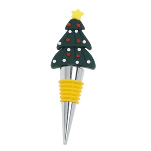 Unique Bargains Ring Christmas Tree Stopper Aluminum Alloy TPE 4.53"x1.42"x0.83" 1 Pc - 1 of 3