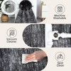 Washable Area Rugs for Living Room, Non-Slip Modern Abstract Rug for Bedroom, Low Pile Stain-Resistant Soft Contemporary Neutral Carpet - 3 of 4