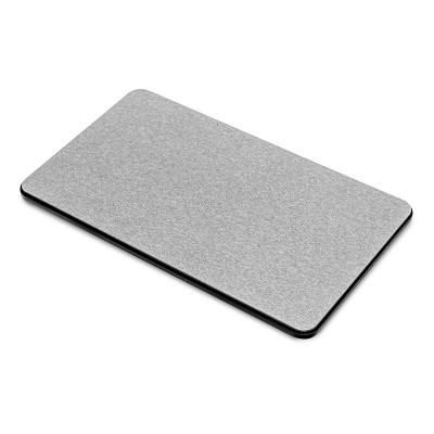 LunaLulinlk Dish Drying Mats Accelerates Moisture Evaporation, Natural & Mineral Materials, Non-Slip Base, Carbon