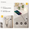 Vanity Desk with LED Lighted Mirror, 3 Lighting Colors Makeup Vanity Desk with 5 Large Drawers and 3 Storage Shelves - 4 of 4