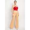 Slickblue Hot Pink/Red/Royal Women's Sweetheart Neck Bodysuit with Rhinestone Straps, Size S-L - 2 of 4