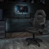 Flash Furniture Gaming Desk and Racing Chair Set with Cup Holder, Headphone Hook, and Monitor/Smartphone Stand - 2 of 4