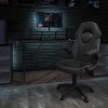 Flash Furniture Gaming Desk and Racing Chair Set with Cup Holder, Headphone Hook, and Monitor/Smartphone Stand - image 2 of 4