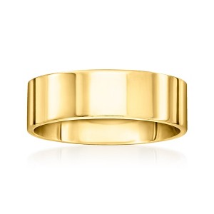 RS Pure by Ross-Simons 18kt Gold Vermeil Large-Band Ring - 1 of 4