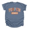 Simply Sage Market Varsity Pumpkin Junkie Garment Dyed Tee - 2 of 4