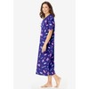Dreams & Co. Plus Size Long Print Sleepshirt - 4 of 4