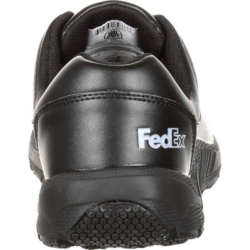 Men's Black SlipGrips FedEx Composite Toe Slip-Resistant Work Athletic Shoe Size 12, 4 of 8
