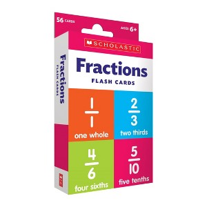 Scholastic Teaching Solutions Flash Cards: Fractions - 1 of 1